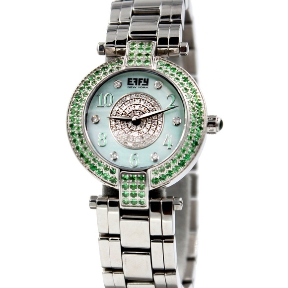 Tsavorite Diamond 3.21 Tcw. Unisex Luxury Watch